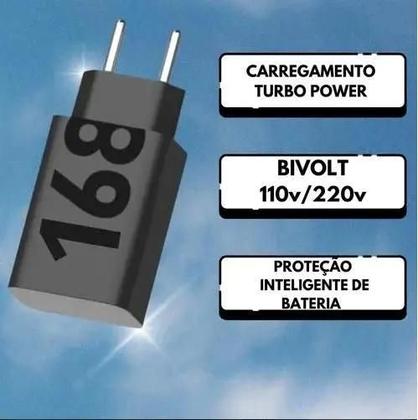 Imagem de Carregador Novo Completo Tipo C Fonte 168,w Cabo 1 Metro Compatível com,Motorola,Xiaomi,Samsung Carga Ultra Rápida