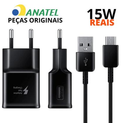 Imagem de Carregador original turbo tipo c a7 a5 2017 a8 2018 -preto