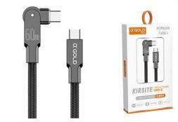 Imagem de Carregador para   CABO TIPO C + TIPO LIGHTNING 180º COM 1 METRO AGOLD Original 60W /30W CB91/CB90