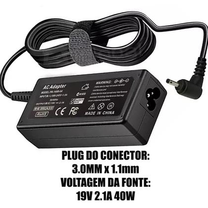 Imagem de Carregador para Notebook Samsung  Np350xbe-kdbbr E20 19v