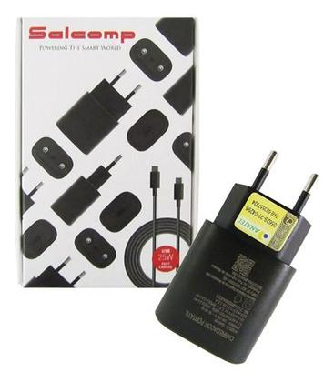 Salcomp Ac16e Carregador Parede Salcomp Rápido 25w Com Cabo Usb-c Preto - Oderco ...