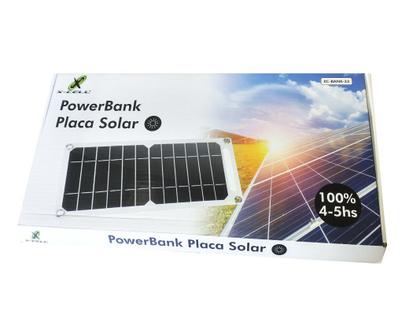 Imagem de Carregador Placa Solar Usb Portatil Celular 20w Prova Dágua 