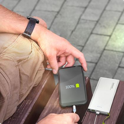 Imagem de Carregador Portátil 10.000mAh Power Bank Slim Celular Tablet