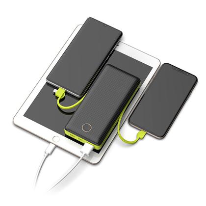 Imagem de Carregador Portátil 20000 mah Power Bank 3em1 Bateria PN-959 para Iphone 