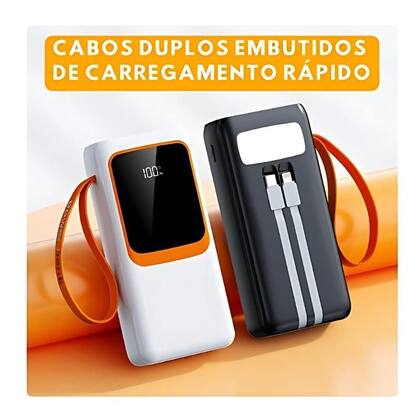 Imagem de Carregador Portátil 30000Mah 20W 22.5W Lightning/USB-C/Micro-USB Carregamento Rapido PD Minimen - MM-CDB225