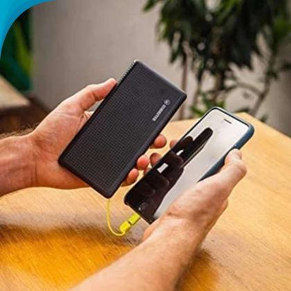 Imagem de Carregador Portátil Compacto Para Viagens e Emergências Pronta Entrega