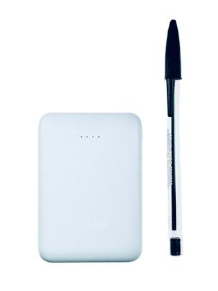 Imagem de  Carregador Portátil Compacto Power Bank 10.000 Branco