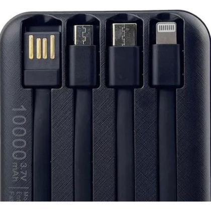 Imagem de Carregador Portátil digital Power Bank / Pineng 10000mah 4 cabos indução