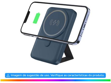 Imagem de Carregador Portátil/Power Bank Geonav por Indução 10.000 mAh PB10MAGSG
