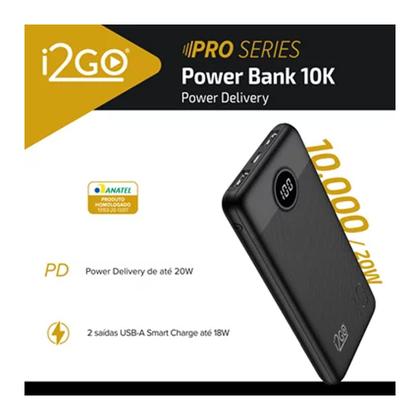 Imagem de Carregador Portátil (power Bank) I2go Ultra Rápido 10000mah