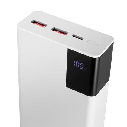 Imagem de Carregador portatil power bank massive oex pb304 20000mah branco