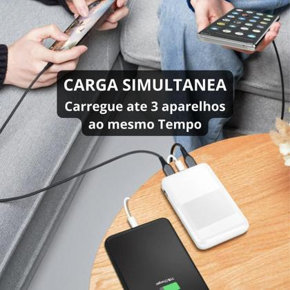 Imagem de Carregador Portátil Powerbank Bateria Externa 10.000Mah Top