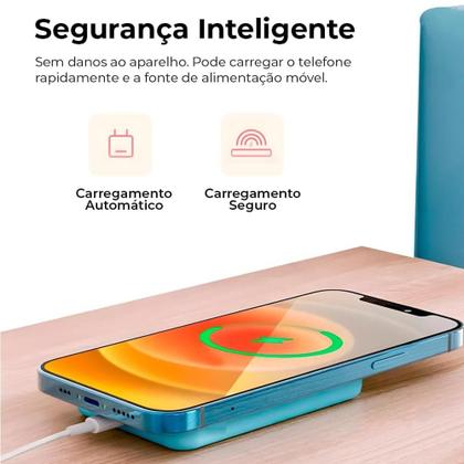 Imagem de Carregador Portátil Rápido Power Bank Magsafe 5000 Mah