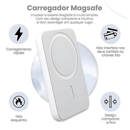 Imagem de Carregador Portátil Rápido Power Bank Magsafe 5000 Mah