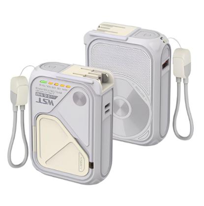 Imagem de Carregador Portátil Sem Fio Indução 10000mah Carregamento Rápido Com Suporte Para Celular