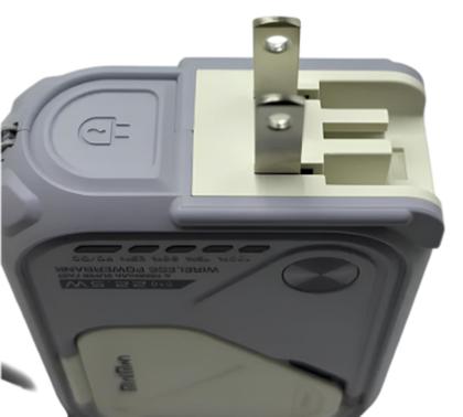 Imagem de Carregador Portátil Sem Fio Indução 10000mah Carregamento Rápido Com Suporte Para Celular