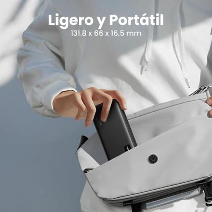 Imagem de Carregador Portátil UGREEN Power Bank Bateria Externa 10000mAh USB A-SCP 22.5W - USB-C PD 20W