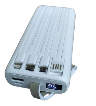 Imagem de Carregador Power Bank Com Luz Led Turbo 20.000mah YD-06 Branco
