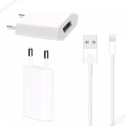 Imagem de Carregador Rápido Com Cabo Lightning 10W Para Carga Turbo iOS - Kapbom