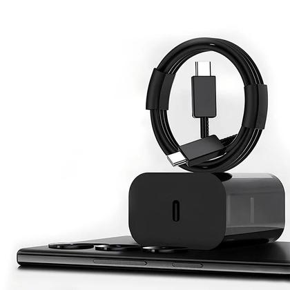 Imagem de Carregador Rápido De 25W Para Samsung S24 S23 S21 S22 S25 Ultra A15 A35 A54 A55 5G Cabo De