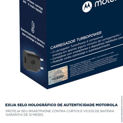 Imagem de Carregador Rápido de Parede Motorola Turbo Power Rápido 68W - Sem cabo - Moto G60s, Edge 30 Pro, Edge 30 Fusion, Edge 30 Neo, Edge 30 Ultra, edge 40