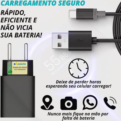 Imagem de Carregador Rapido Para Motorola Turbo 30w Tipo C G04 G04s G84 Edge 40