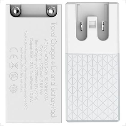 Imagem de Carregador Rápido Universal Power Bank 5200mah Duplo De Viagem PA-606