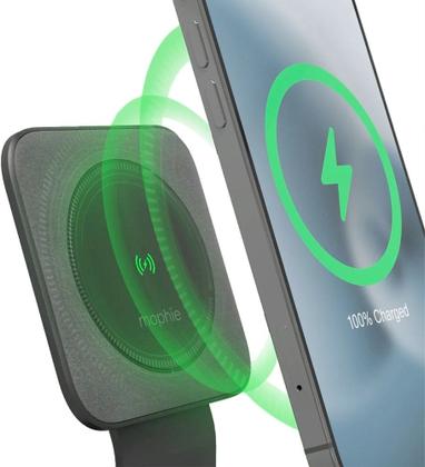 Imagem de Carregador Sem Fio Magnetico Mophie Snap+ Wireless Charging Stand - Preto