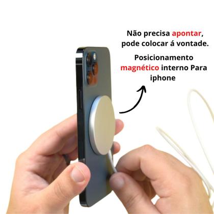 Imagem de Carregador Sem fio Magnético por Indução Compatível com iPhone XR 11 12 13 14 15