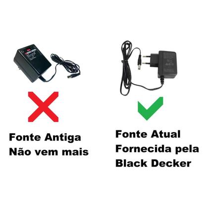 Imagem de Carregador + Suporte Parafusadeira Black+Decker CD961 Tipo 4