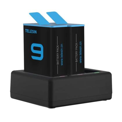 Imagem de Carregador Triplo para GoPro Hero 11 / 10 / 9 Black - Telesin