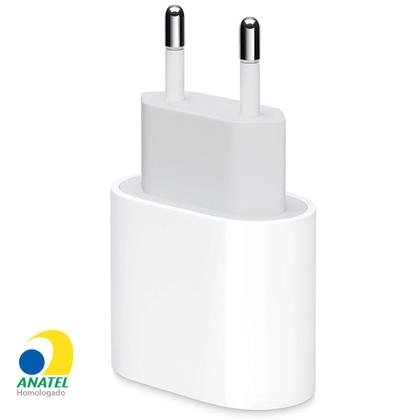 Imagem de Carregador Turbo 20W + Cabo Lightning para USB-C Compatível Iphone 11 12 13 Pro Max X XR XS