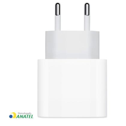 Imagem de Carregador Turbo 20W + Cabo Lightning USB-C Compatível Iphone 11 12 13 e 14 Pro Max