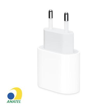 Imagem de Carregador Turbo 20W + Cabo para USB-C Compatível com Iphone 11 12 13 14 Max X XR XS