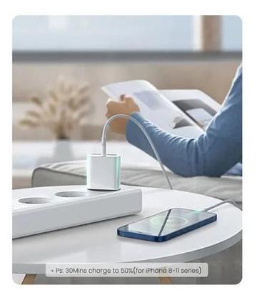 Imagem de Carregador Turbo 20w Para iPhone 7 8 Plus X XR 11 12 13 Pro Max