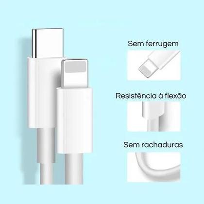 Imagem de Carregador Turbo 20w Para iPhone 7 8 Plus X XR 11 12 13 Pro Max