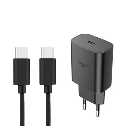 Imagem de Carregador Turbo 45W Tipo-C com Cabo  Compatível com Samsung Galaxy  Carga Rápida