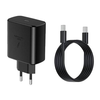 Imagem de Carregador Turbo 45W Tipo-C com Cabo  Compatível com Samsung Galaxy  Carga Rápida