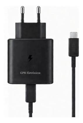 Imagem de Carregador Turbo 45W USBC Compatível com Samsung S20FE S21FE S22 S10 S23 S23Ultra S23FE S24 s24FE S24Ultra S25 S25FE S25ULTRA S26 S26 USB TIPO C