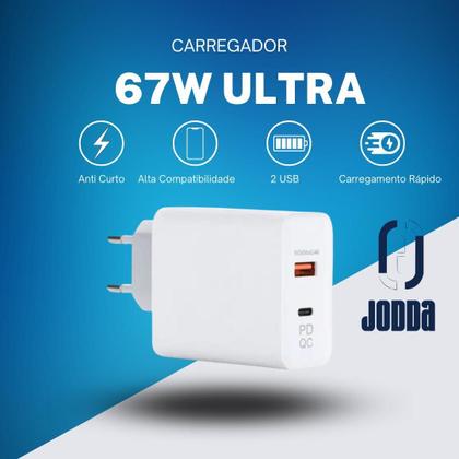 Imagem de Carregador Turbo 67W Compatível Com Galaxy A05 E A05S