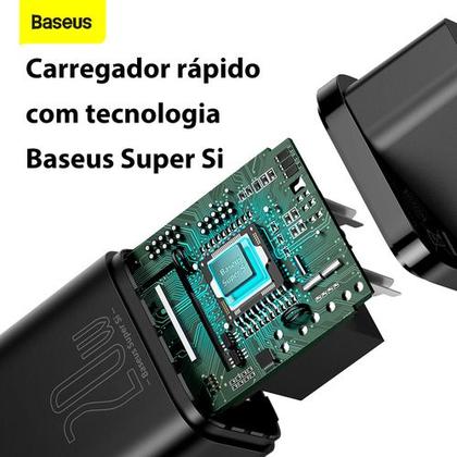 Imagem de Carregador Turbo Baseus 20w Com Cabo Lightning