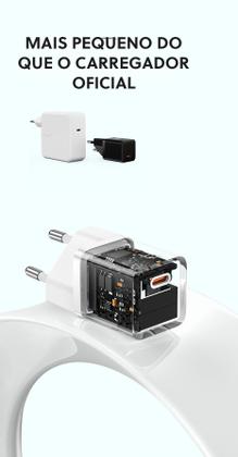 Imagem de Carregador Turbo Baseus 30w Usb-c Gan5 Compacto