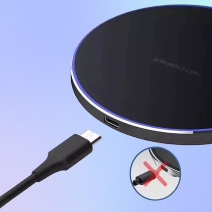 Imagem de Carregador Turbo Sem Fio 20W Indução Compatível com samsung