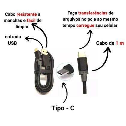 Imagem de Carregador Turbo tipo-c fonte 30w Compatível com  Motorola