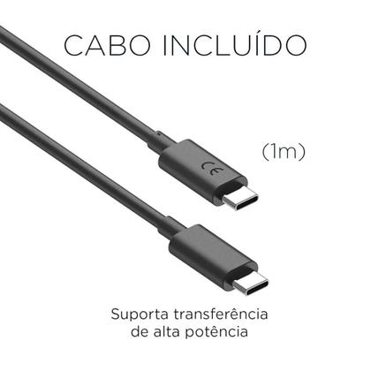 Imagem de carregador turbo tipo c fonte 68w cabo compatível com motorola samsung carga ultra rápida
