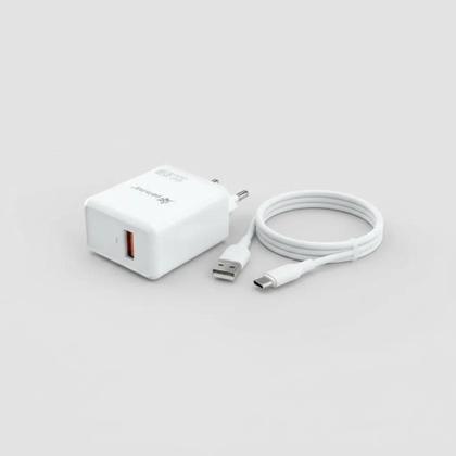 Imagem de Carregador Turbo USB Tipo C Para Celular, Alta Potência Carga Rápida Inteligente Segurança Total , Compatível com Samsung, Xiaomi, Motorola