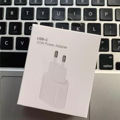 Imagem de Carregador Usb-C 20W Turbo Compatível Com Iphone-11-12-13-14-15 - Adaptador Tomada Fonte Turbo-Original-Foxcom todos modelos