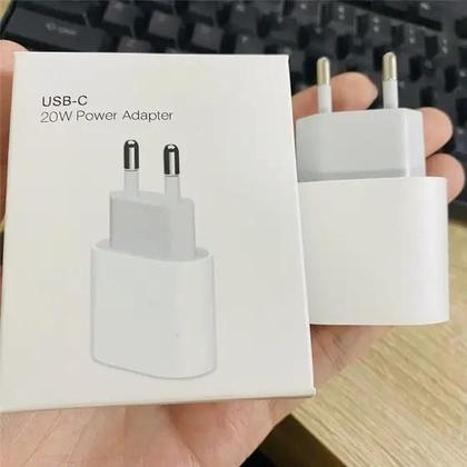 Imagem de Carregador Usb-C 20W Turbo Compatível com Iphone-11-12-13-14-15-ProMax - Adaptador Tomada Fonte Turbo todos modelos