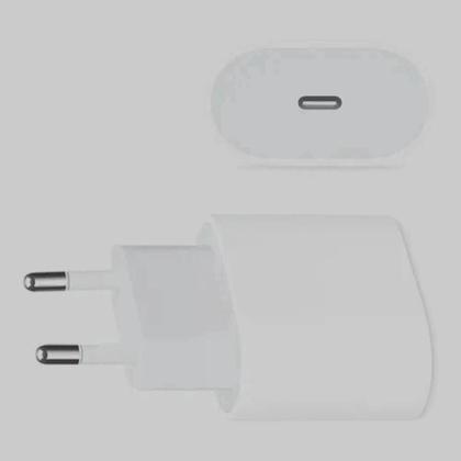 Imagem de Carregador Usb-C 20W Turbo Compatível com Iphone-11-12-13-14-15-ProMax - Adaptador Tomada Fonte Turbo todos modelos