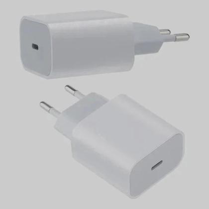 Imagem de Carregador Usb-C 20W Turbo Compatível com Iphone-11-12-13-14-15-ProMax - Adaptador Tomada Fonte Turbo todos modelos